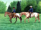 Western, Equine Art - Appy Trails